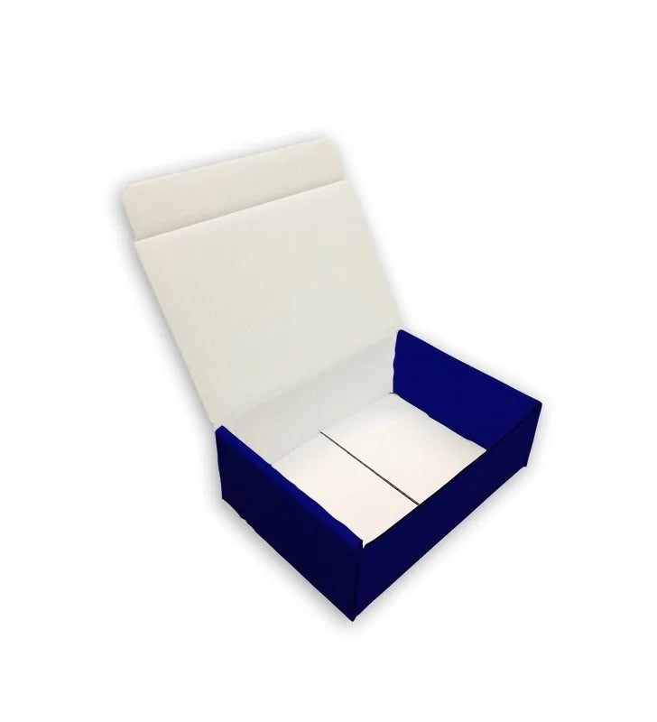 Dark blue mailing box 