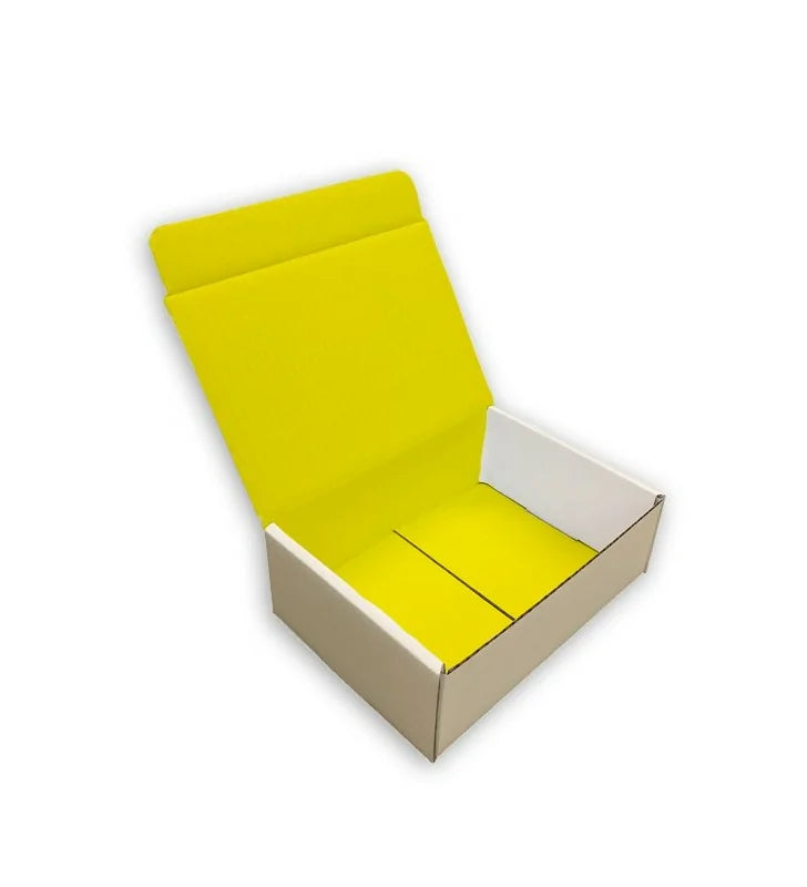 Yellow mailing box reversed 