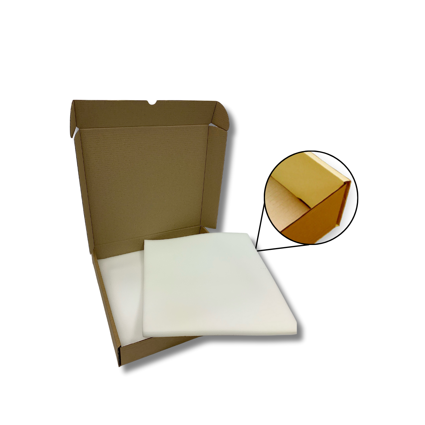 410 x 380 x 75mm Foam Lined Mailing Box