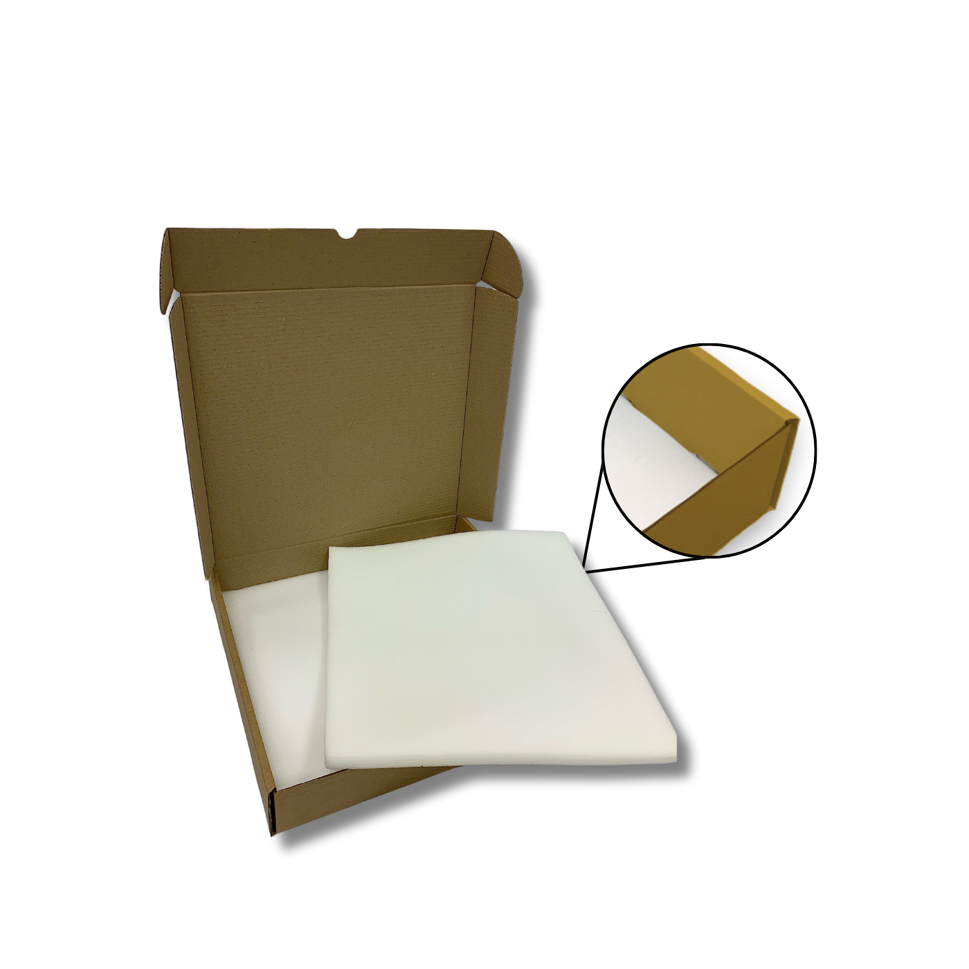 410 x 380 x 75mm Foam Lined Mailing Box