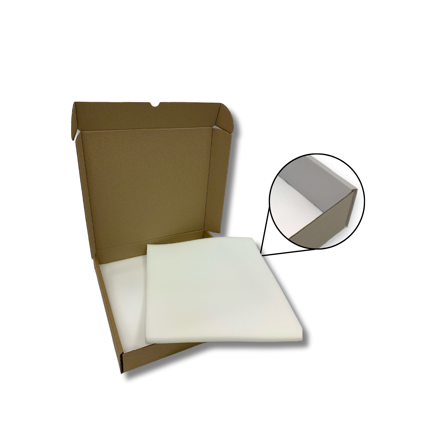 410 x 380 x 75mm Foam Lined Mailing Box