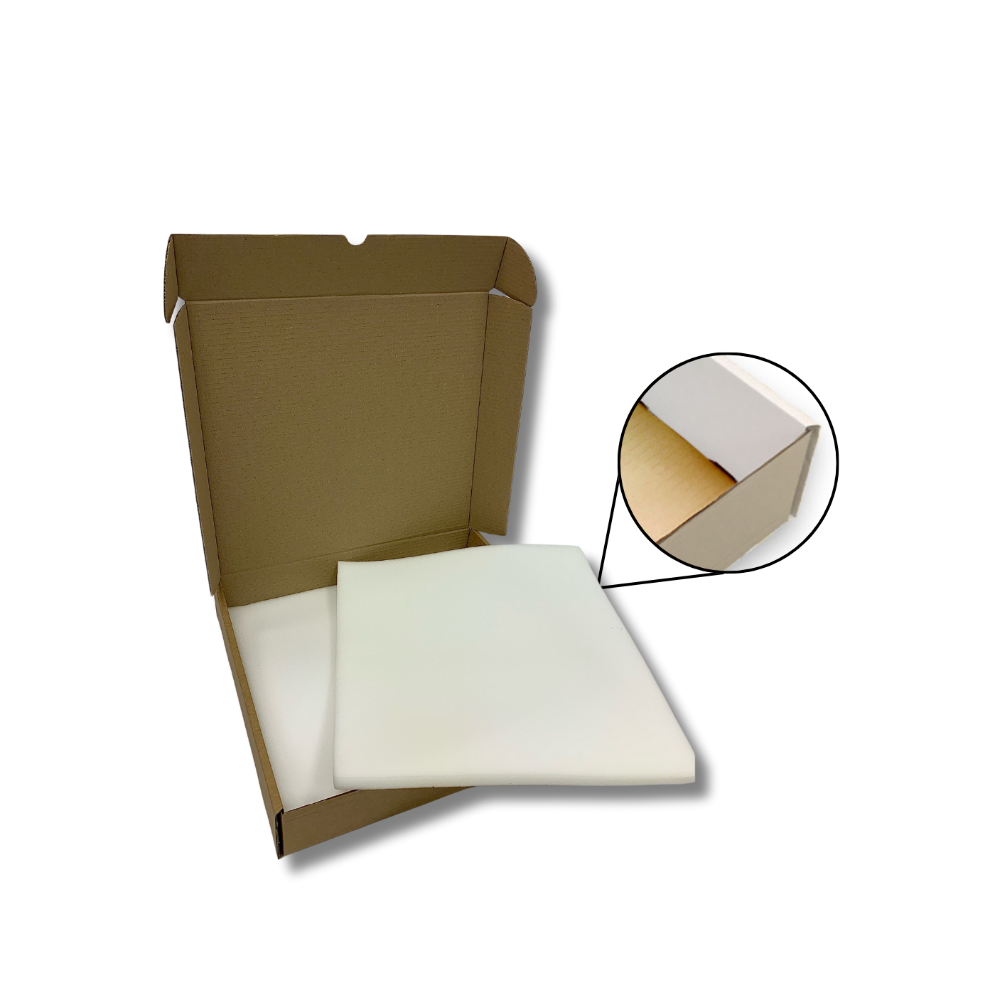 410 x 380 x 75mm Foam Lined Mailing Box