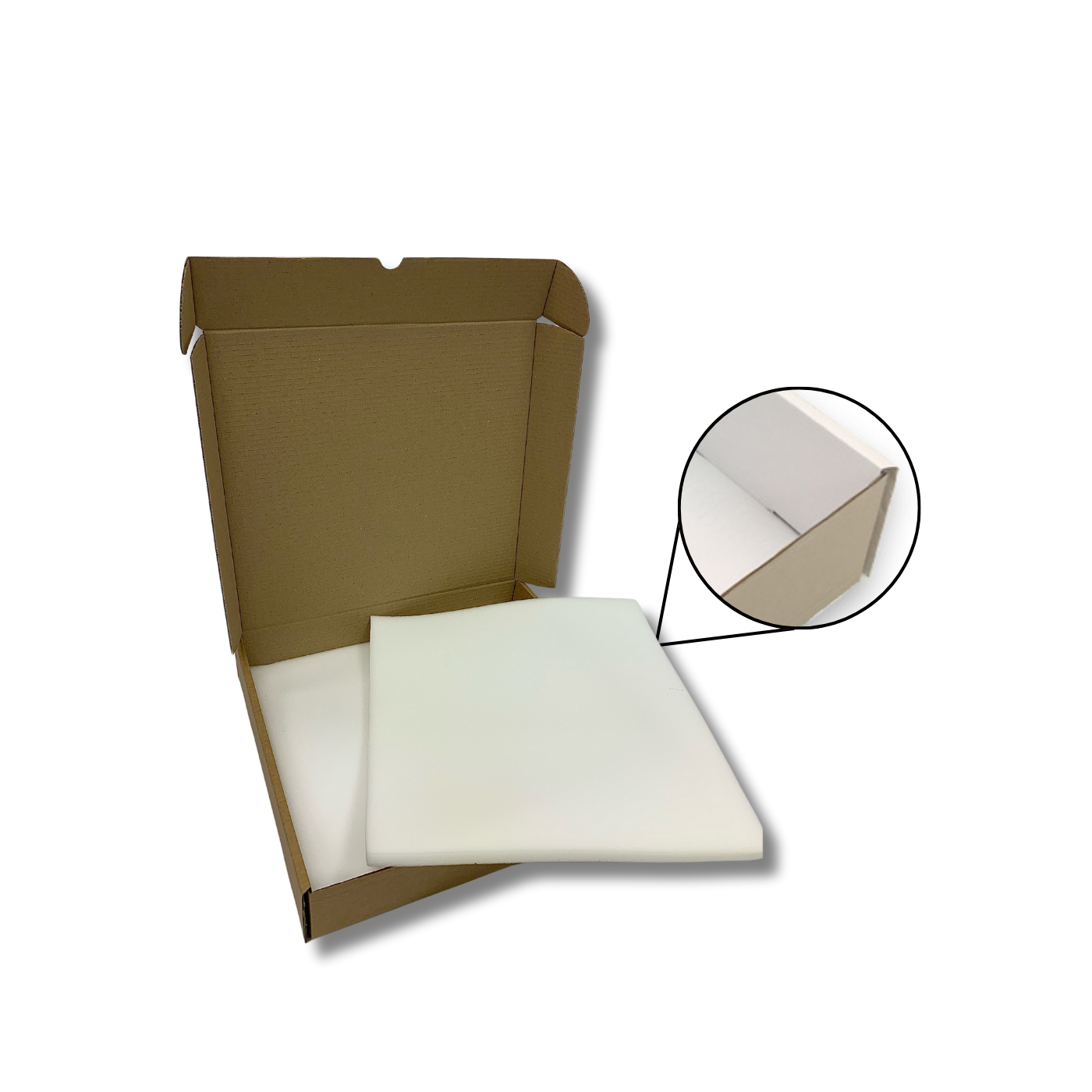 410 x 380 x 75mm Foam Lined Mailing Box