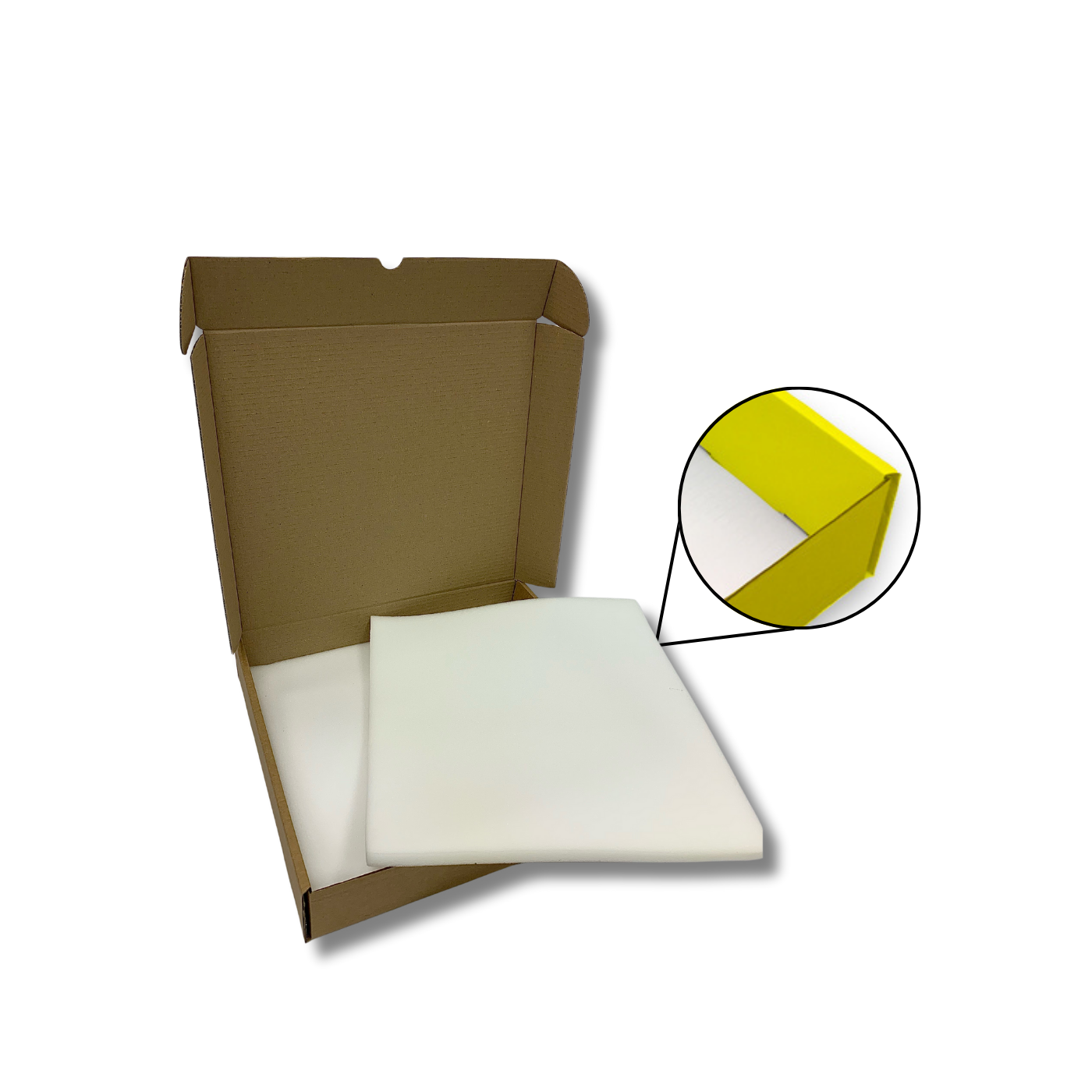 410 x 380 x 75mm Foam Lined Mailing Box