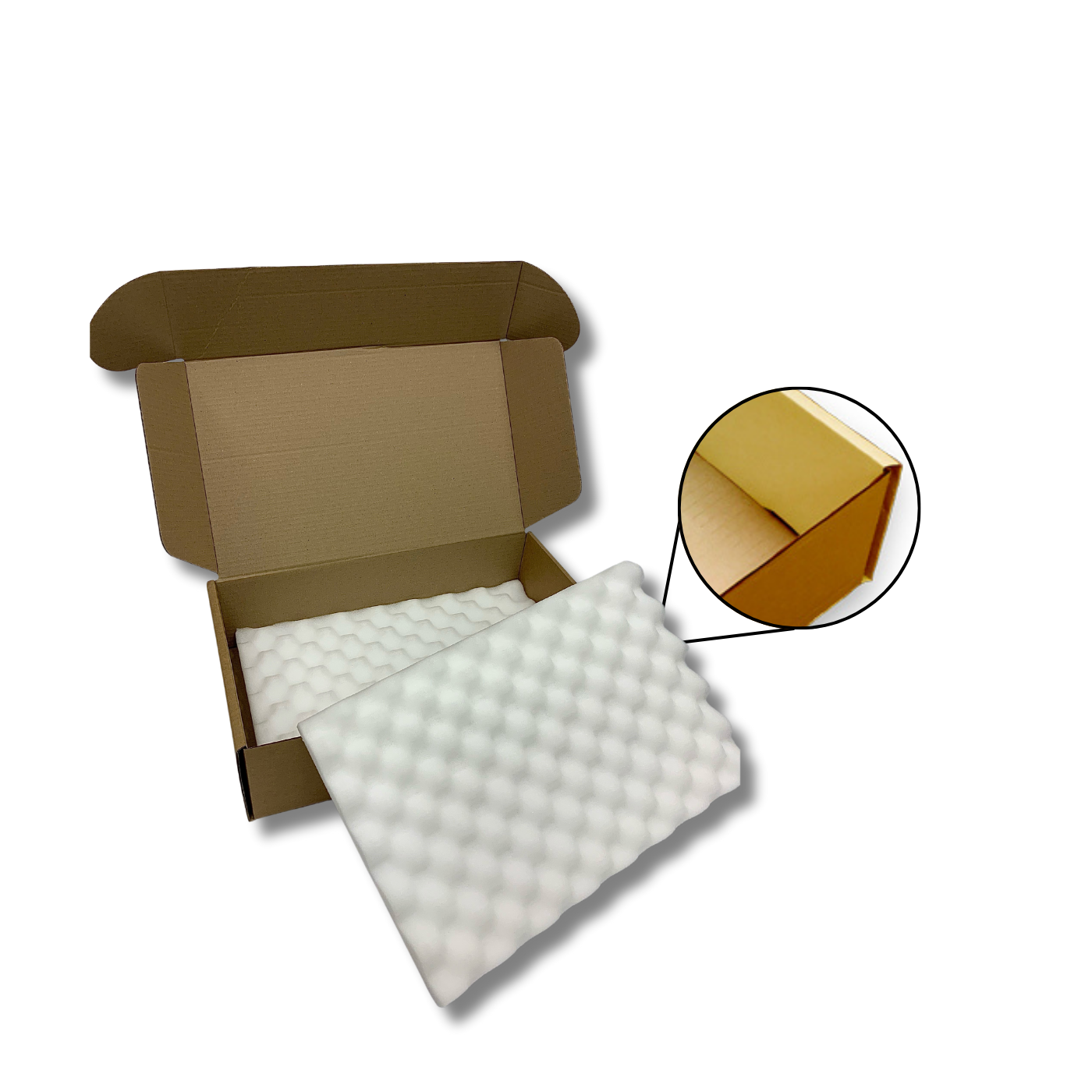 425 x 270 x 110mm Foam Lined Mailing Box