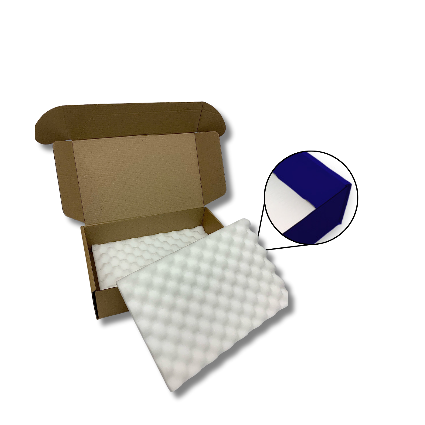 425 x 270 x 110mm Foam Lined Mailing Box