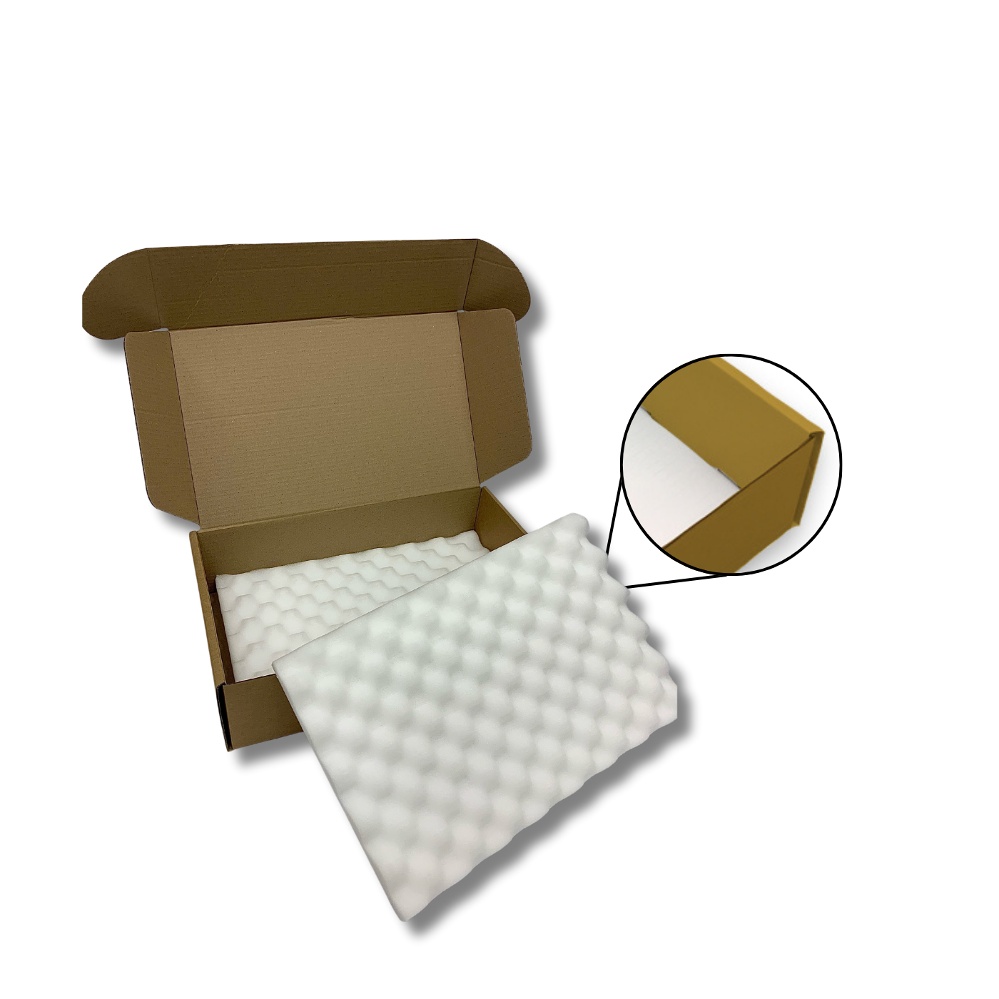425 x 270 x 110mm Foam Lined Mailing Box