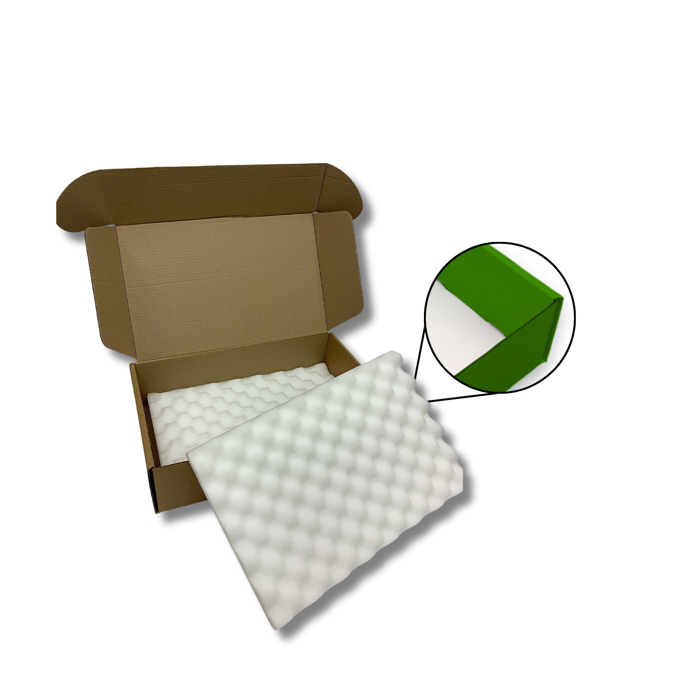 425 x 270 x 110mm Foam Lined Mailing Box