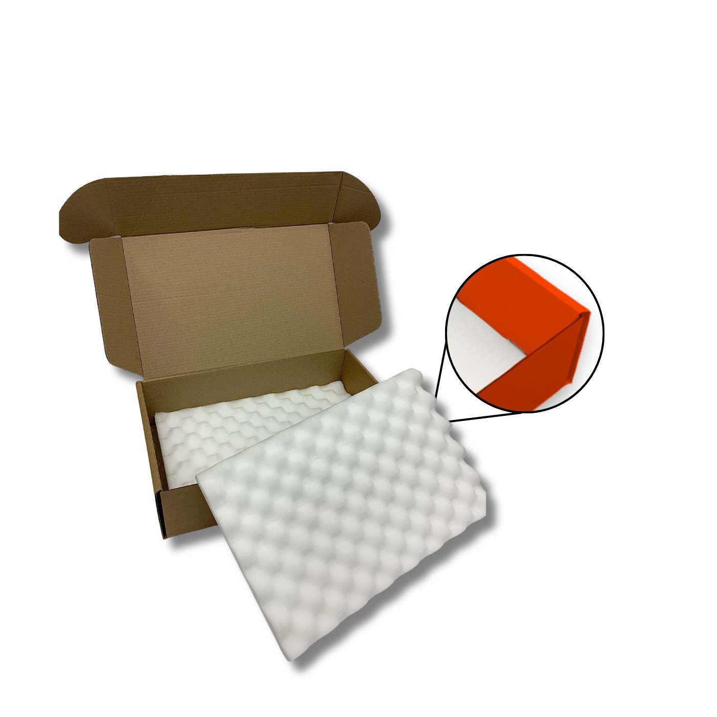 425 x 270 x 110mm Foam Lined Mailing Box