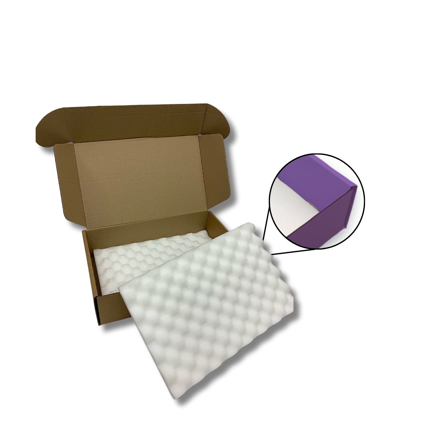 425 x 270 x 110mm Foam Lined Mailing Box