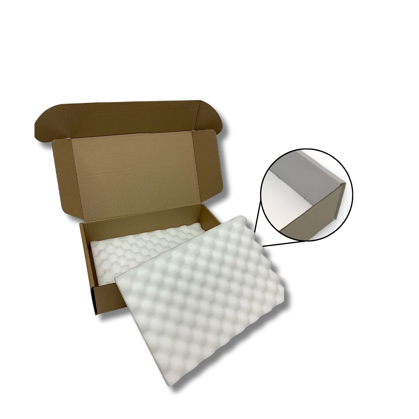 425 x 270 x 110mm Foam Lined Mailing Box