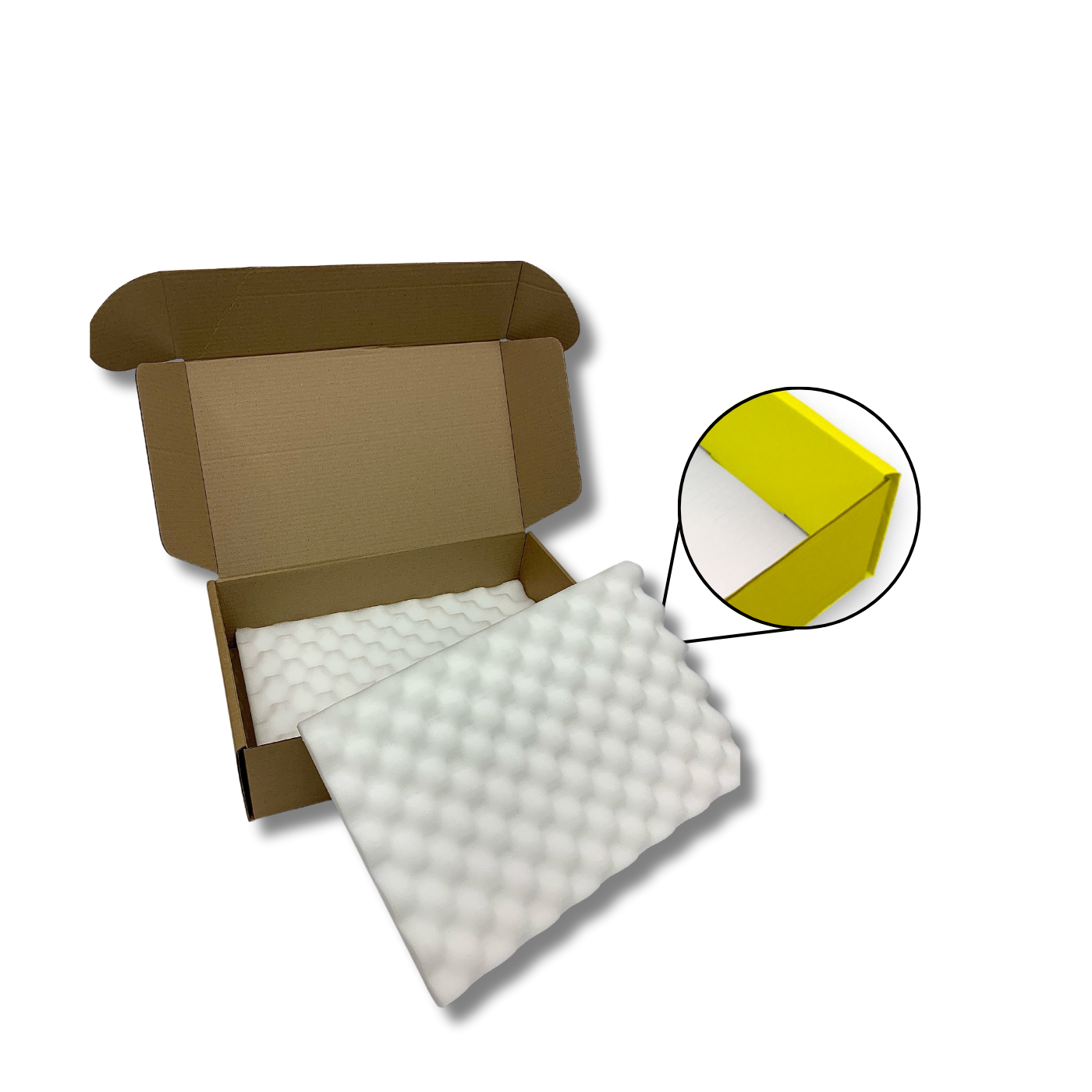 425 x 270 x 110mm Foam Lined Mailing Box