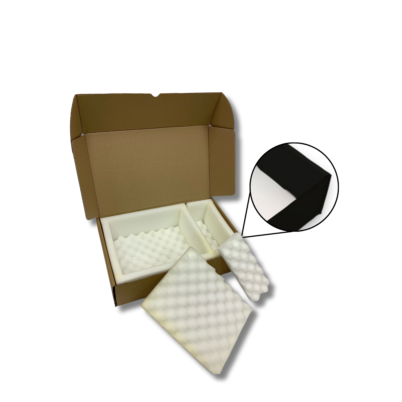 490 x 305 x 140mm Foam Lined Mailing Box