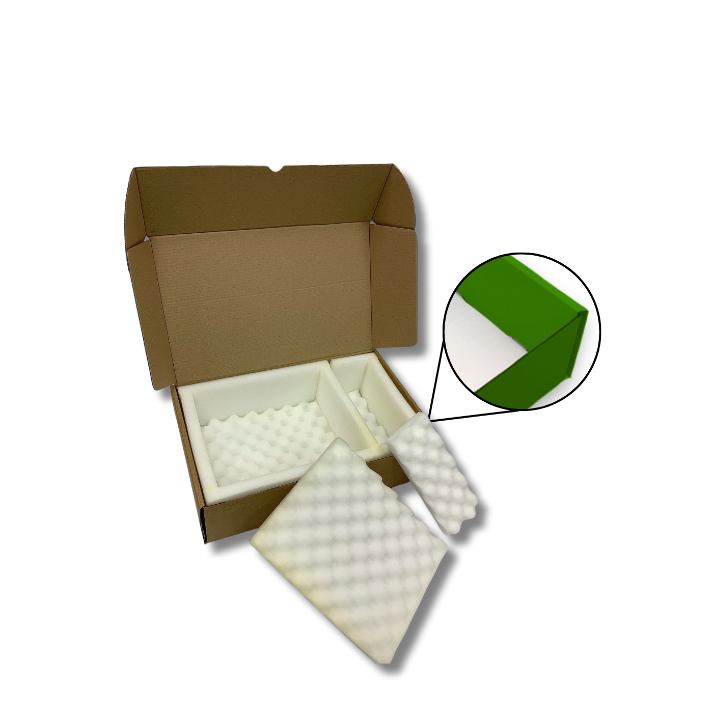 490 x 305 x 140mm Foam Lined Mailing Box