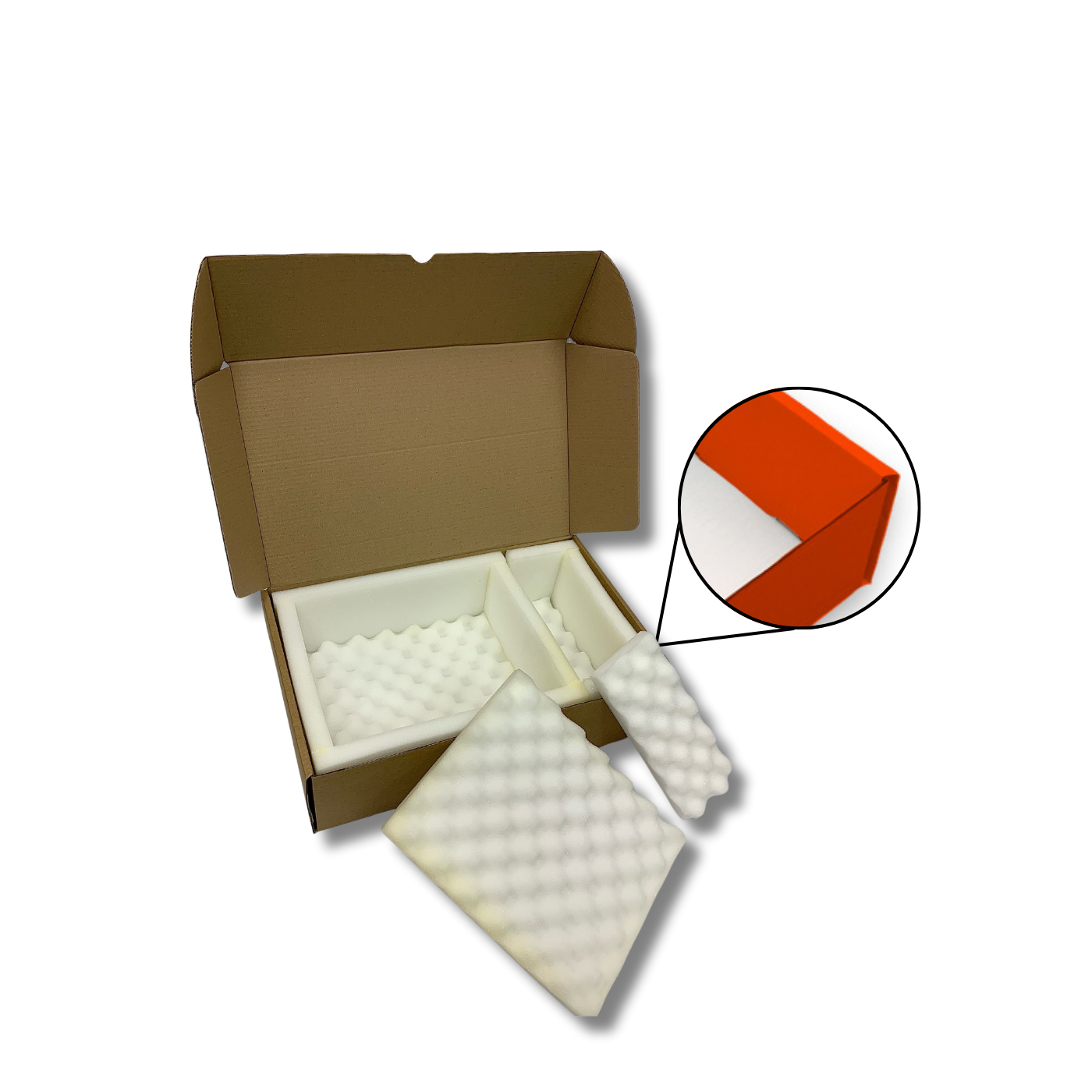 490 x 305 x 140mm Foam Lined Mailing Box