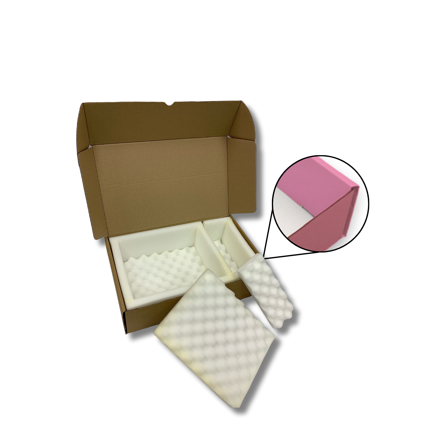 490 x 305 x 140mm Foam Lined Mailing Box