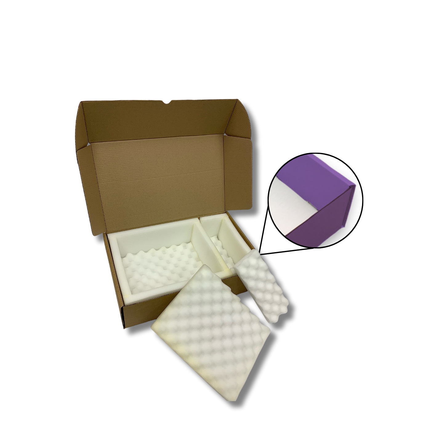 490 x 305 x 140mm Foam Lined Mailing Box