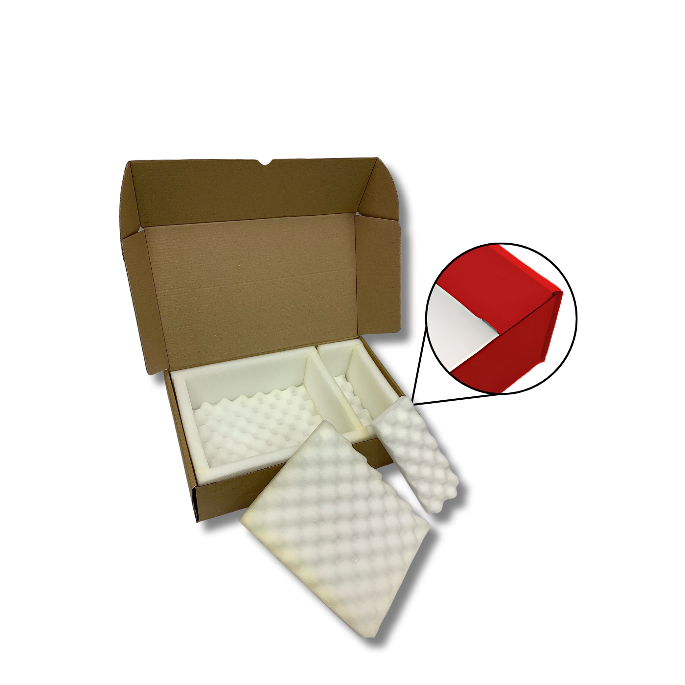 490 x 305 x 140mm Foam Lined Mailing Box