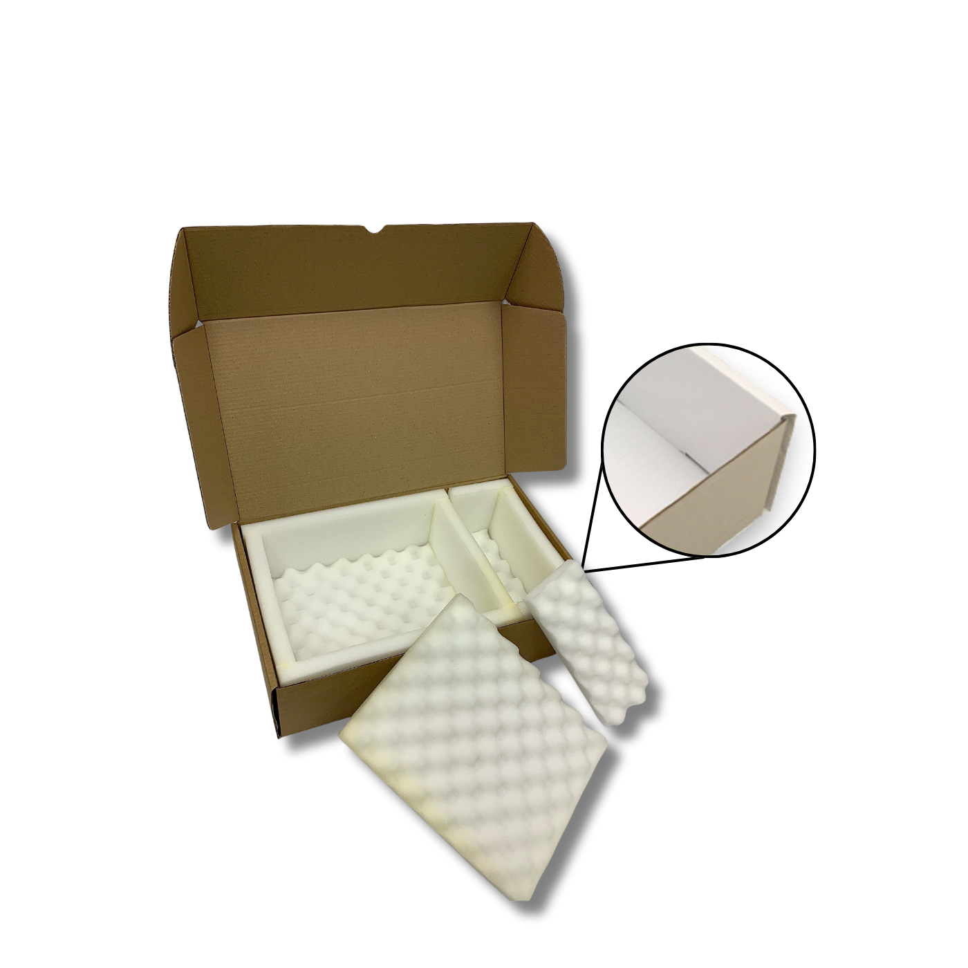 490 x 305 x 140mm Foam Lined Mailing Box