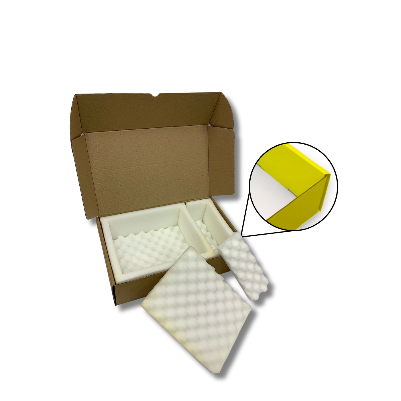 490 x 305 x 140mm Foam Lined Mailing Box