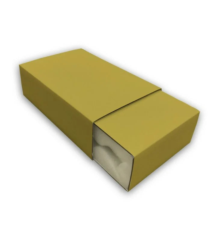 Gold foam lined slider packaging