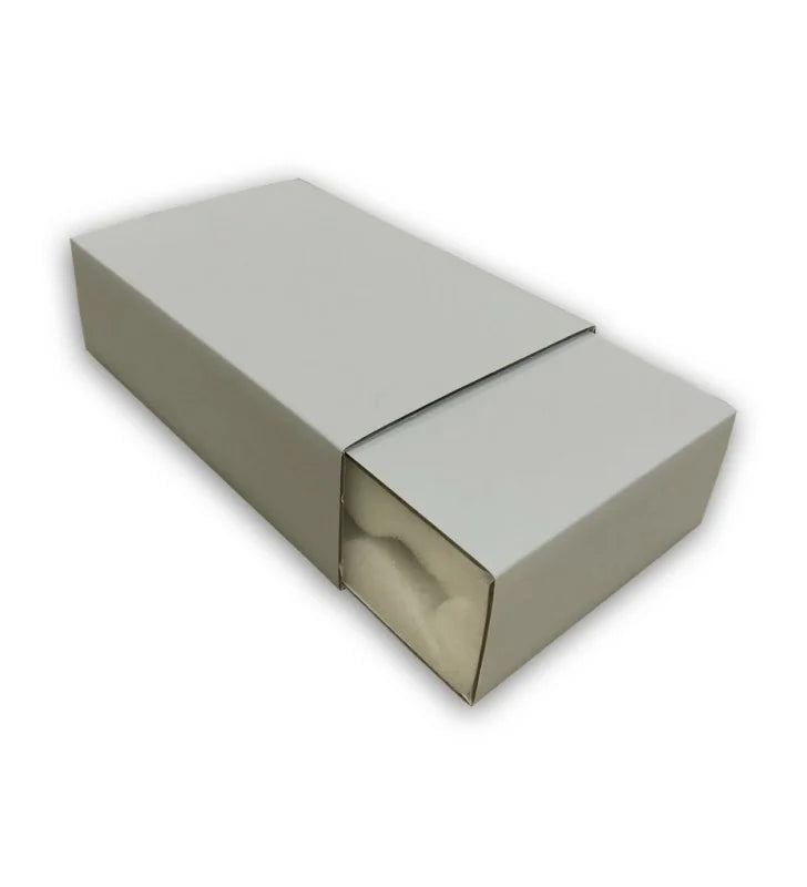 Silver foam lined slider packaging