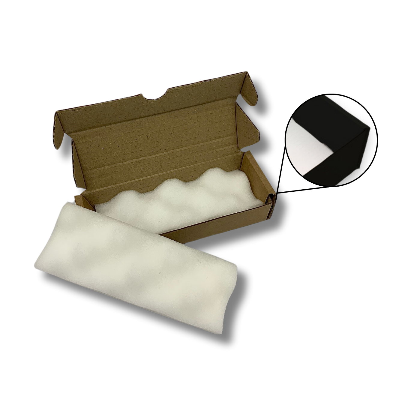 175 x 65 x 37mm Foam Lined Mailing Box