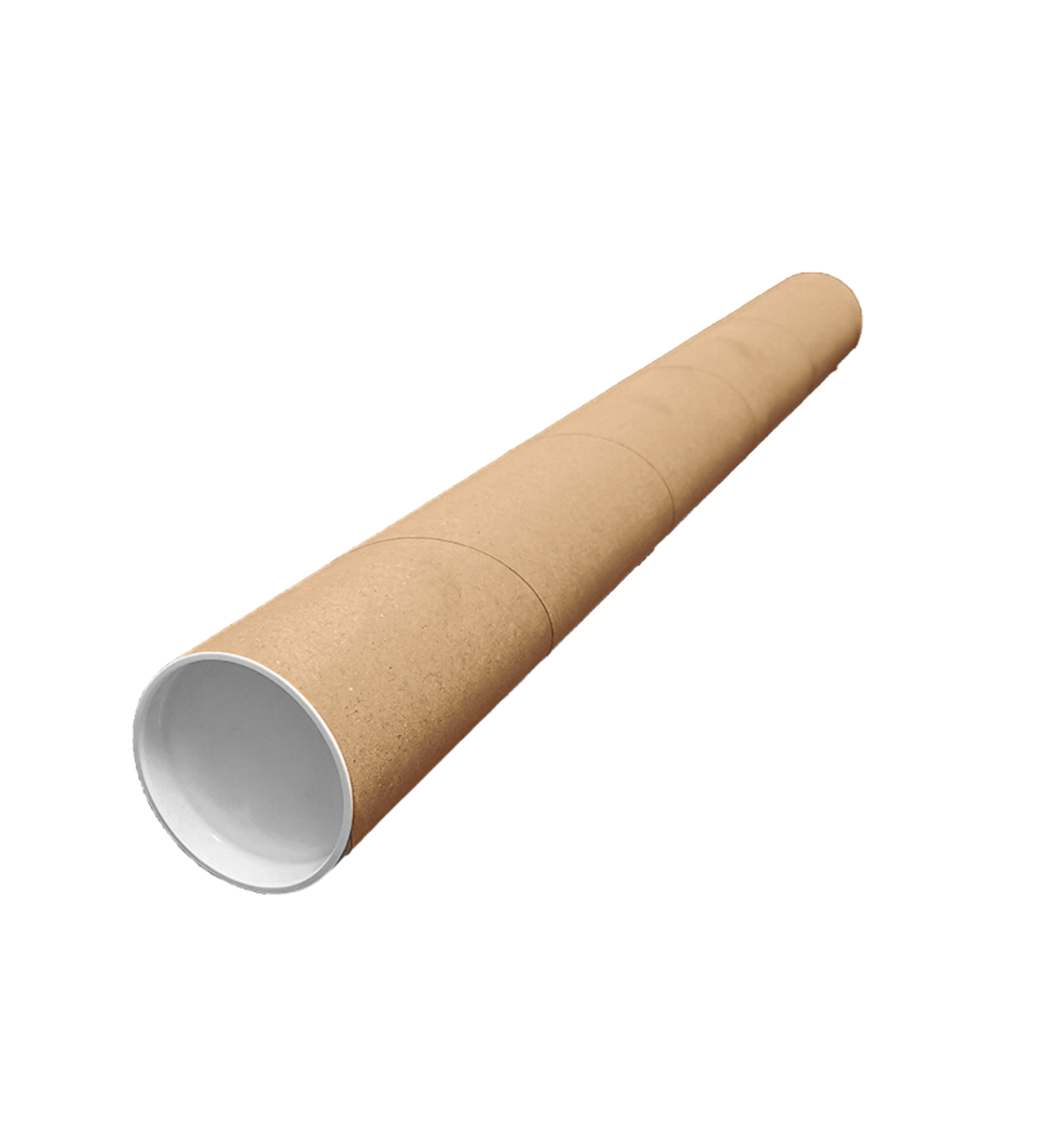 Brown postal mailing tubes
