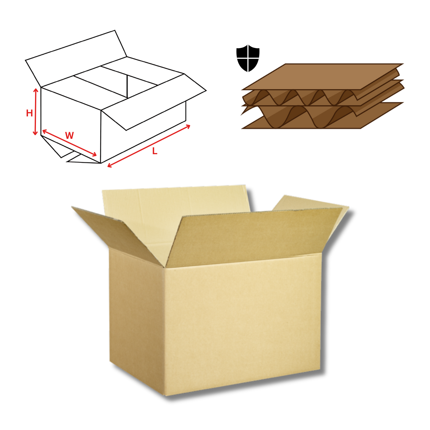 Custom 0201 Shipping Box