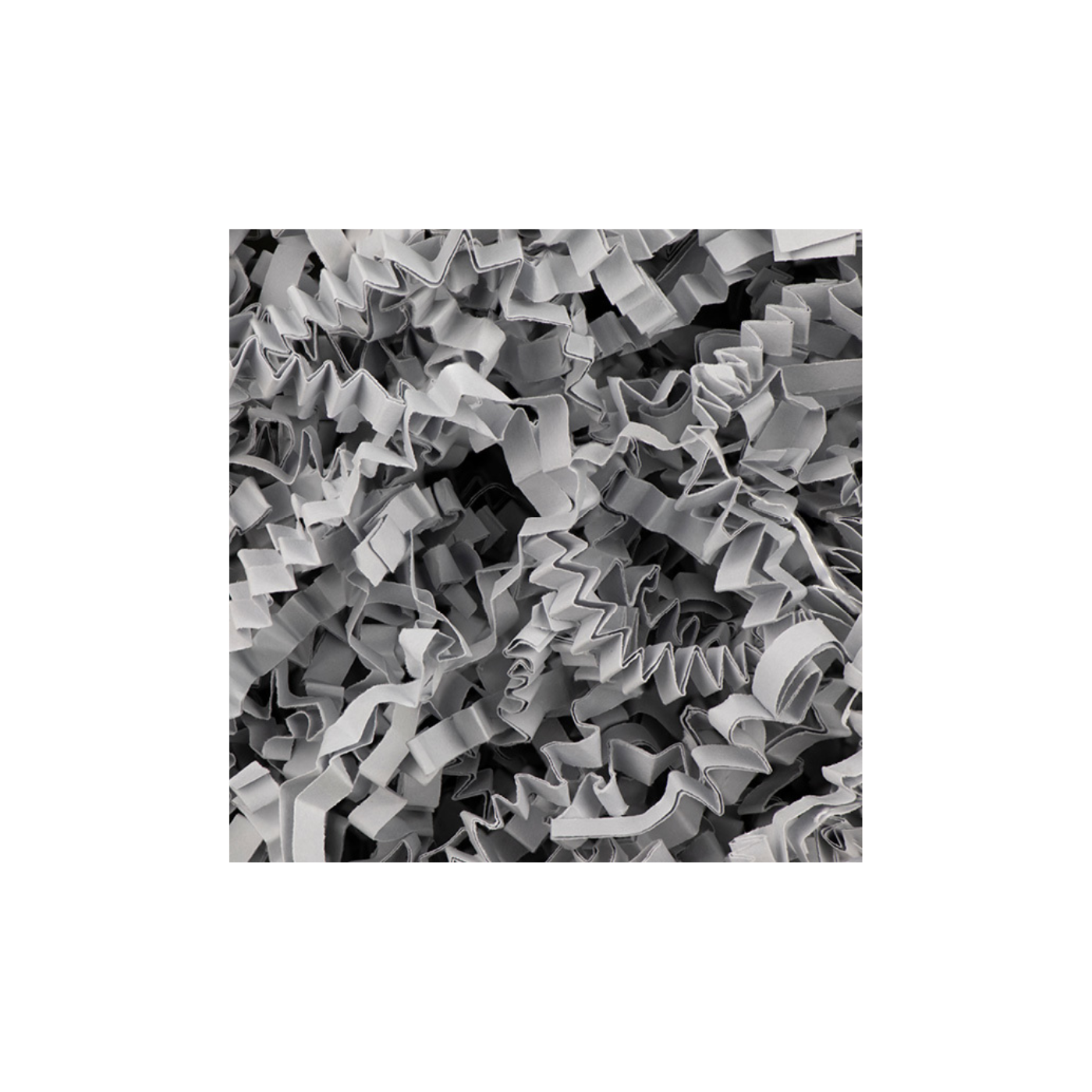 Dove Grey ZigZag 4mm Shredded Kraft Paper