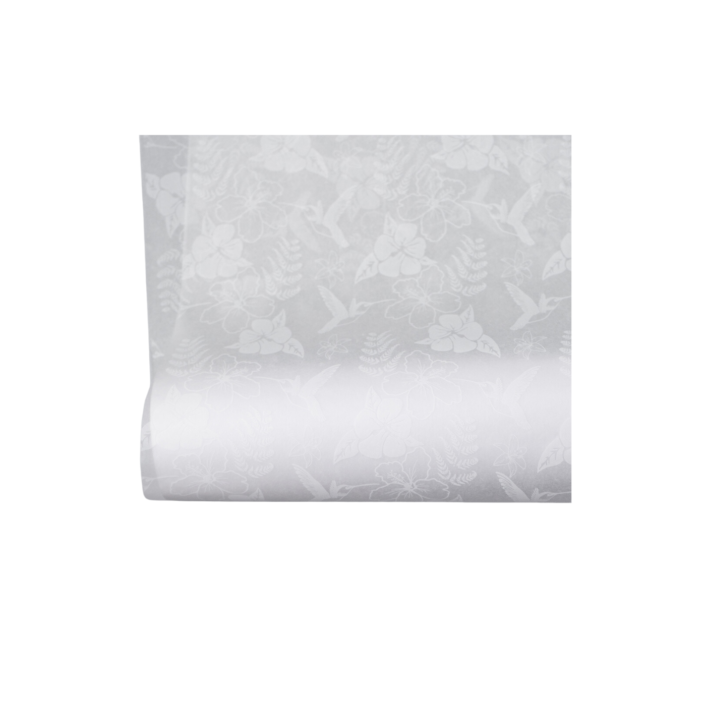Hummingbird White on White Tissue Paper