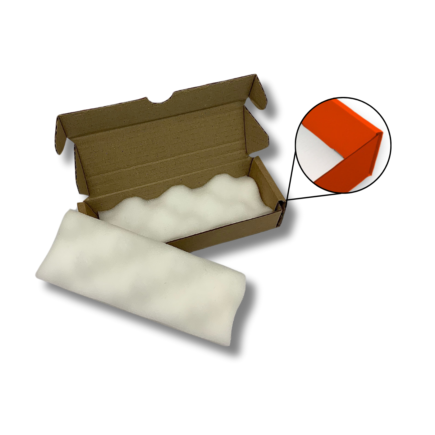 175 x 65 x 37mm Foam Lined Mailing Box