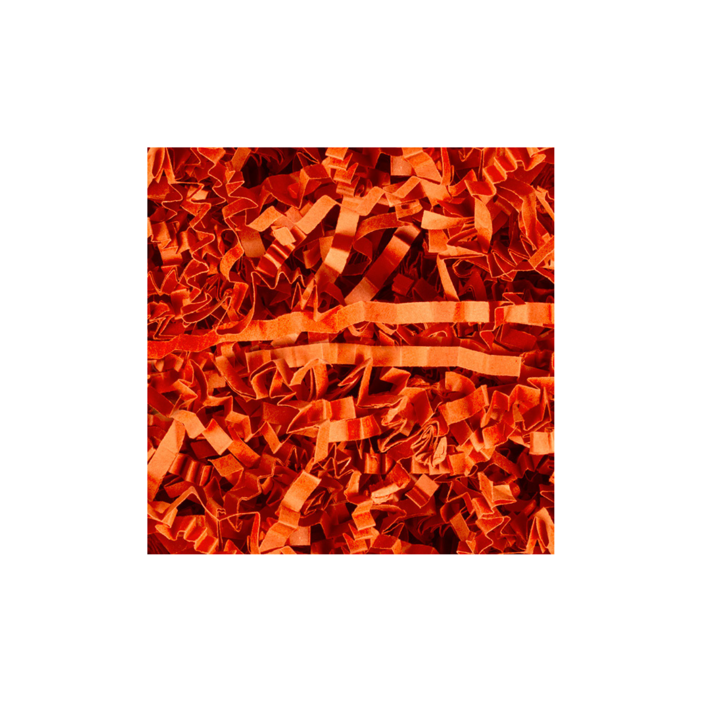 Orange ZigZag 4mm Shredded Kraft Paper