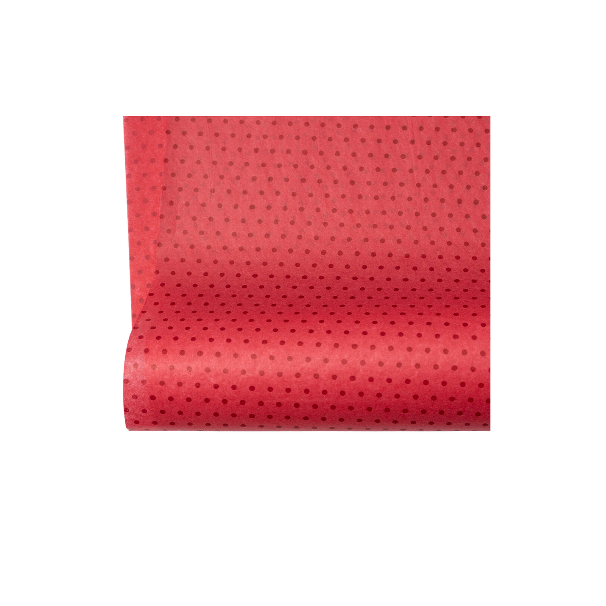 Patterned Tissue Paper Red Polka Dot Red on Red Tissue Paper