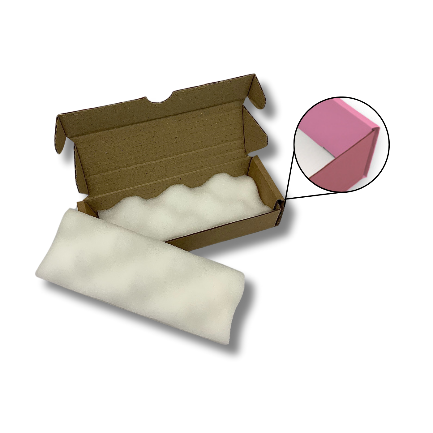 175 x 65 x 37mm Foam Lined Mailing Box