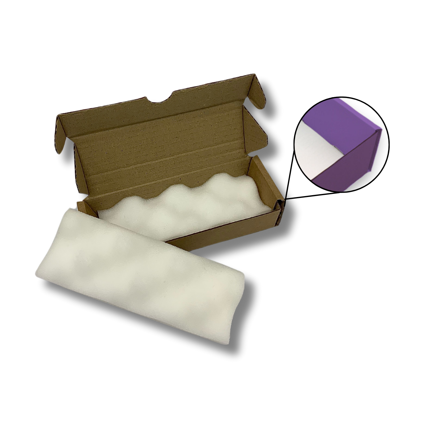 175 x 65 x 37mm Foam Lined Mailing Box