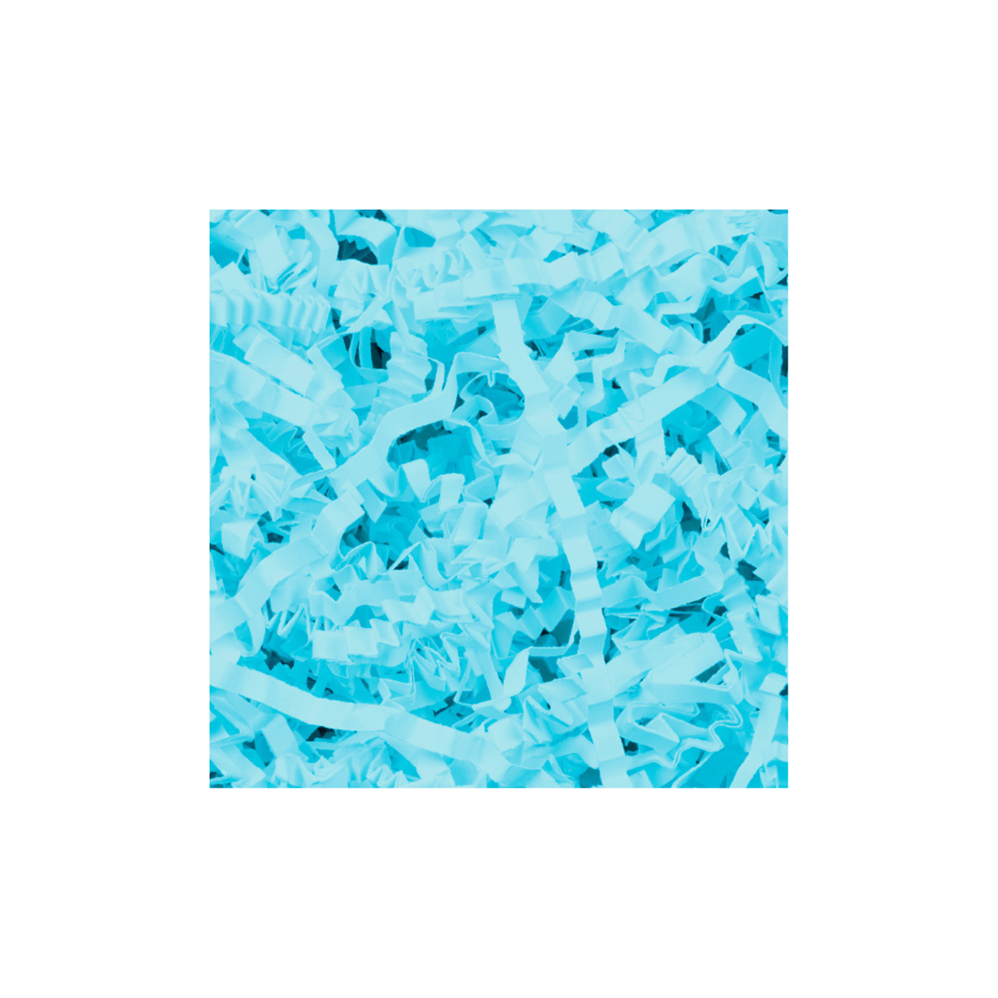 Pale Blue ZigZag 4mm Shredded Kraft Paper