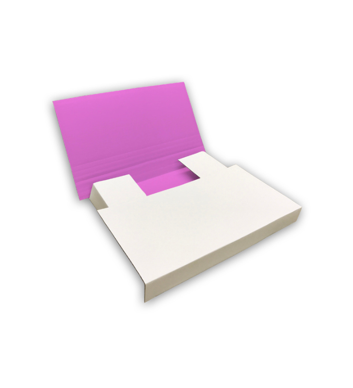 Pink postal wrap mailer reversed