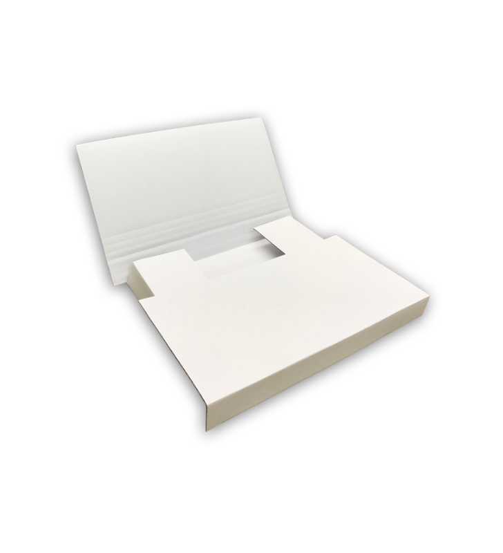 White postal wrap mailer