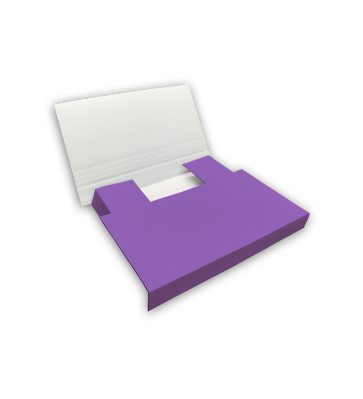 Purple postal wrap mailer 
