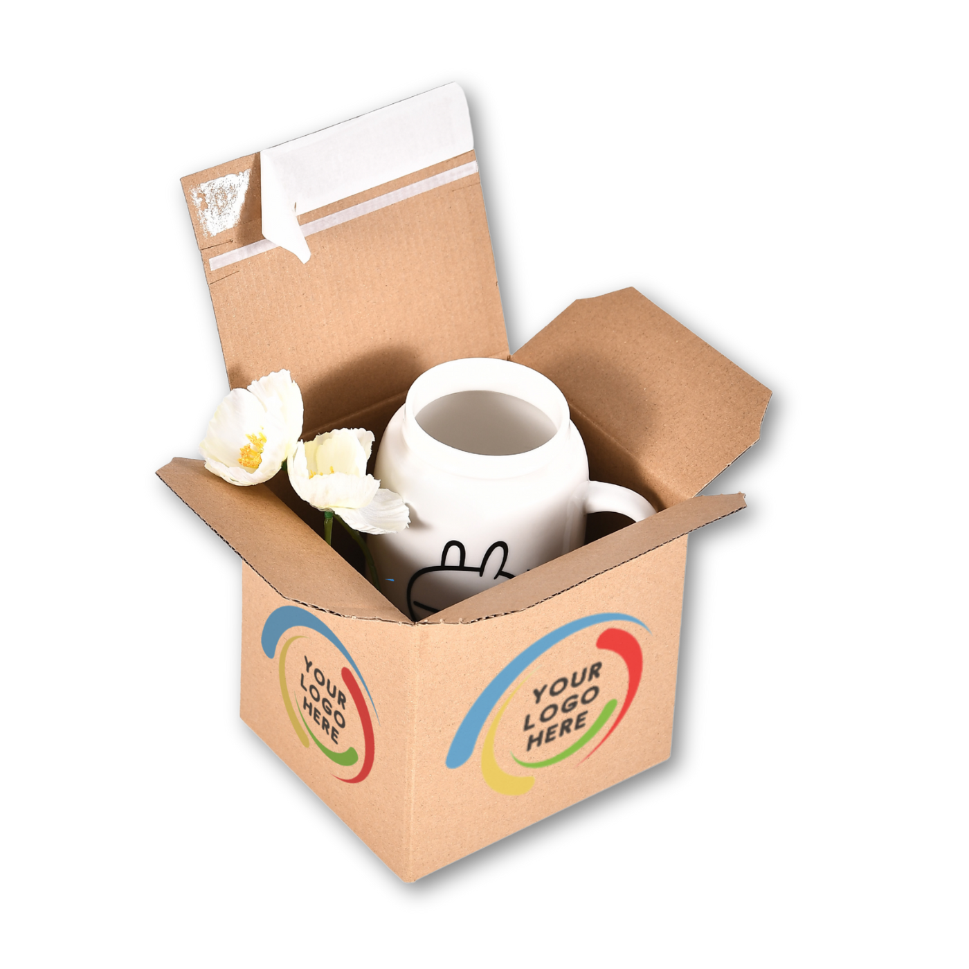 Custom Printed E-commerce Postal Box - 170 x 170 x 170mm