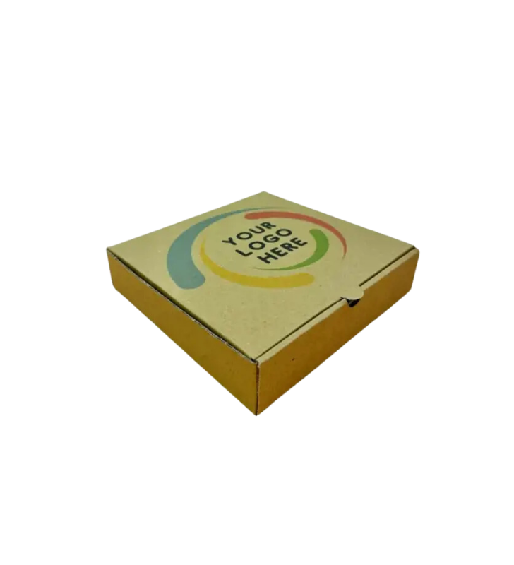 Printed pizza boxes. With your logo here.