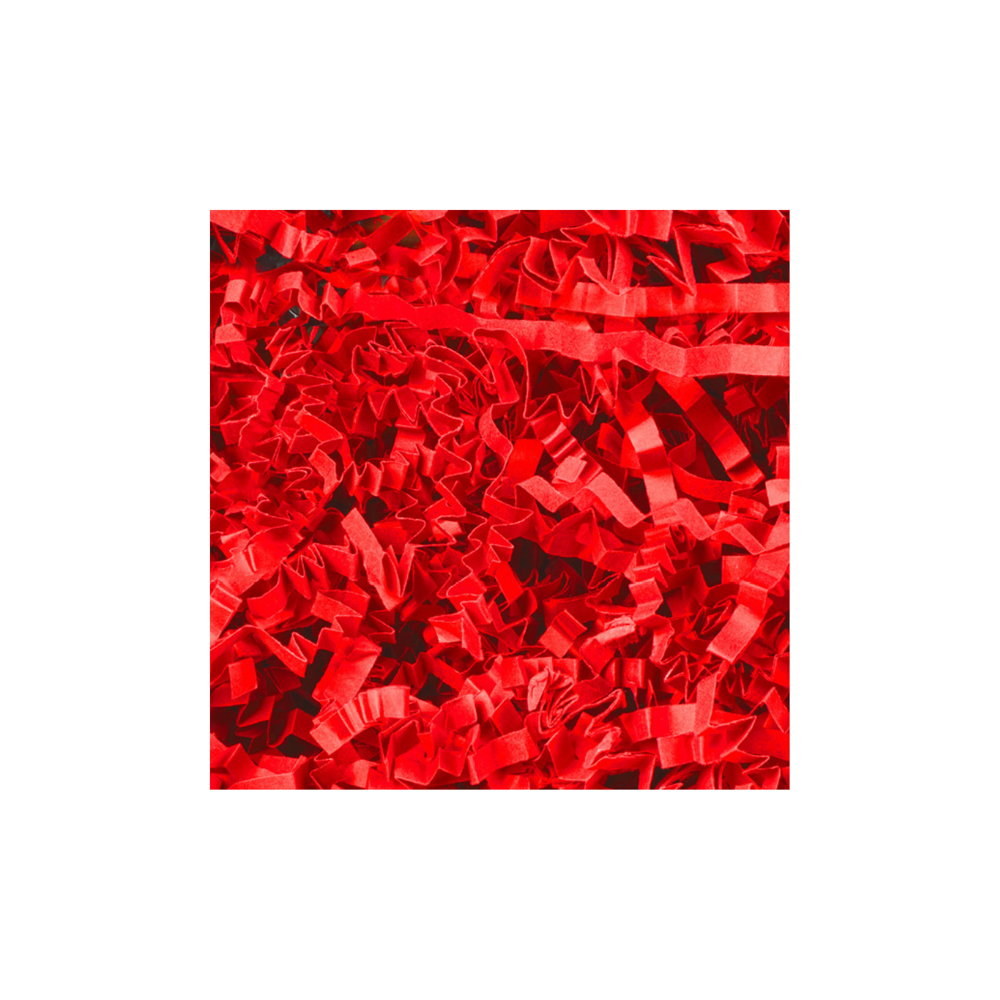 Red ZigZag 4mm Shredded Kraft Paper