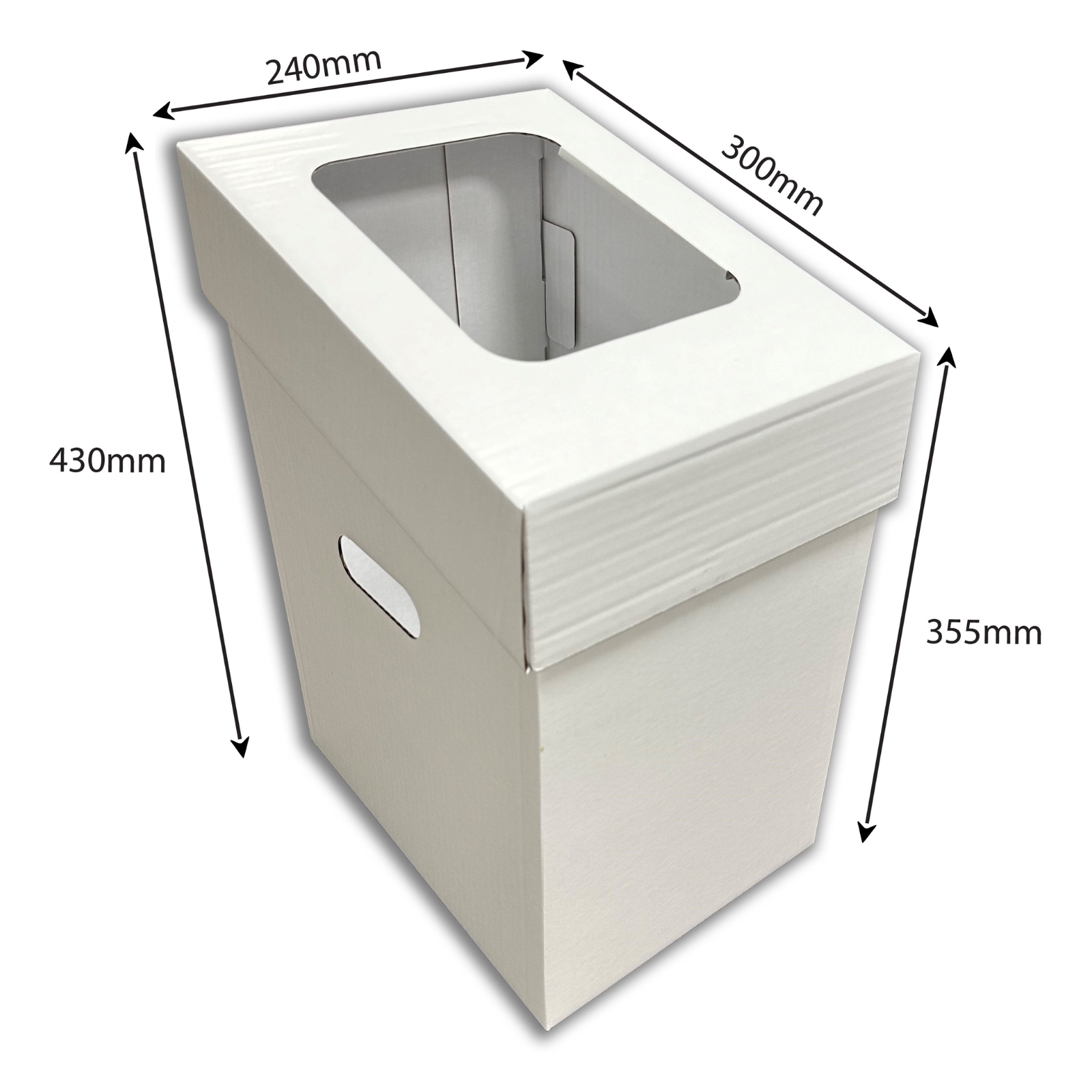 Correx® Desk-side Recycling Bin (Set of 4 Bins)