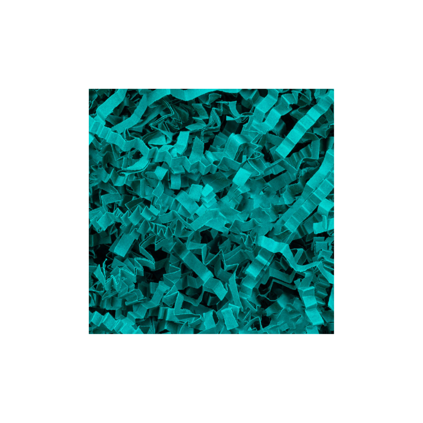 Turquoise ZigZag 4mm Shredded Kraft Paper