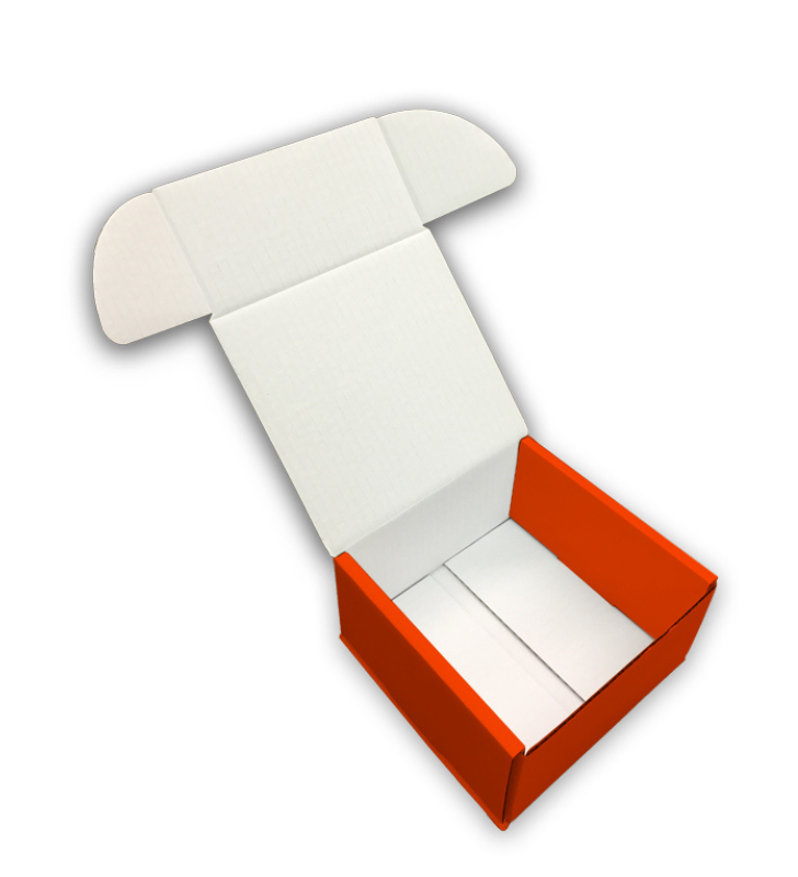 Orange mailing box